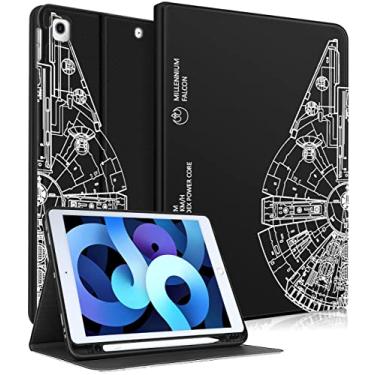 Imagem de Uppuppy Capa para iPad 9ª/8ª/7ª Geração, 10,2 polegadas, meninas, meninos, crianças, capa inteligente com suporte para lápis, design legal, masculinos, adolescentes, capas exclusivas para iPad 7/8/9 Gen A2602 A2270 A2197