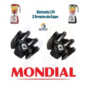 Imagem de 2 Acoplamento Arrastador do Copo Liquidificador Mondial Eletronic L74