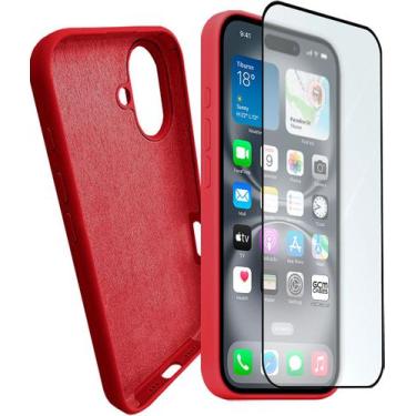 Imagem de Kit Pelicula 3d + Capa Capinha Para iPhone 16 Todos Modelos - GCM CASE