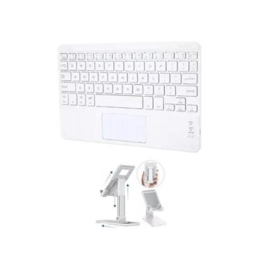 Imagem de Teclado Bluetooth + Suporte Para Tablet Galaxy S9 FE 10.9 Polegadas - 