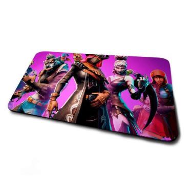 Imagem de Mouse Pad Gamer Fortnite Skins - Império da Impressão, 60cm x 35cm