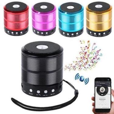 Imagem de Caixa De Som Speaker Portátil Ws-887 Pendrive Bluetooth - Lemmox