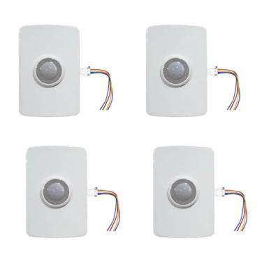Imagem de Kit 4 x Sensor de presença embutir 4x2 bivolt