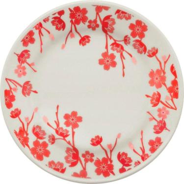 Imagem de Kit 2 Pratos De Sobremesa Donna Jardim Oriental Oxford Cerâmica 19cm