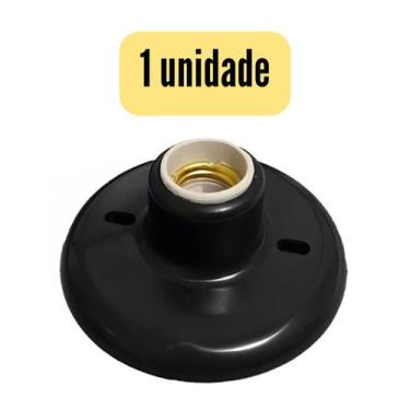 Imagem de Plafon Pop ''tapa Buraco'' Bocal Cerâmico E27 Soquete - Prismatec, Pre