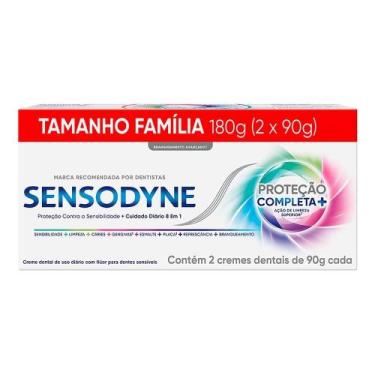 Imagem de Creme Dental Sensodyne Proteção Completa 90g Embalagem com 2 Unidades