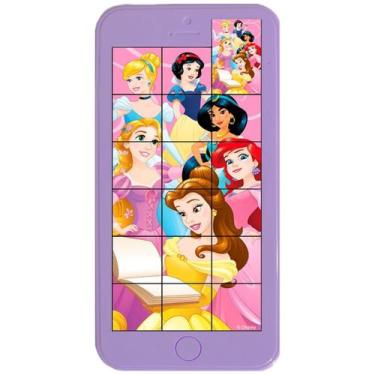 Imagem de Princesas Disney Quebra Cabeça De Mão Cinderela Bela E Fera - Etitoys