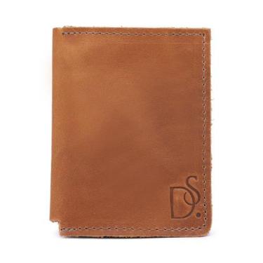 Imagem de Carteira Masculina Couro Moderna Slim Porta Cartao Documento Cedulas C