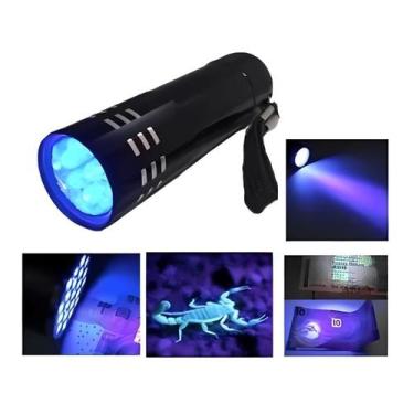 Imagem de Lanterna mão Ultravioleta Secagem unha gel Metal - ZEM