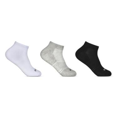Imagem de Meia  Hoahi Kit 3 Pares Invisível 39-43 -004HOMI18022, 39-43, Multicol