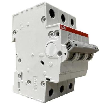 Imagem de Mini Disjuntor Tripolar ABB 6A SJ203T-C6 2TAZ144300R0064, 345