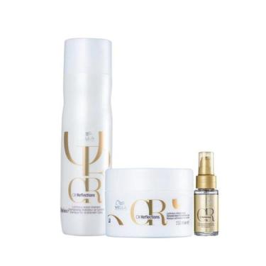 Imagem de Kit Shampoo, Máscara e Oil Reflections  -Wella Professionals