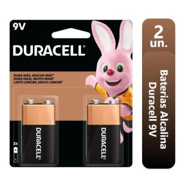Imagem de 2 Baterias Duracell 9volts P/ Microfone Violão Brinquedos