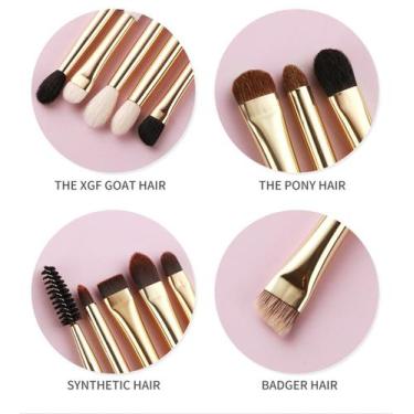 Imagem de Kit Pincéis De Maquiagem Para Sombra, Harmonização De Cílios, Delinead