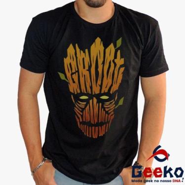 Imagem de Camiseta Groot 100% Algodão Guardiões da Galáxia  Guardians Of The Gal