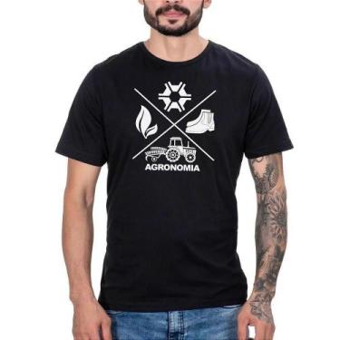 Imagem de Camiseta Country Masculina Estampa Agronomia Manga curta - Campero, G,