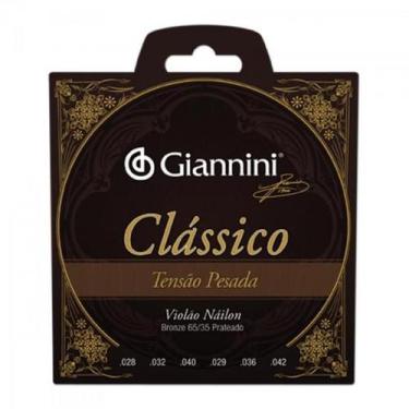 Imagem de Encordoamento para Violao Genwpa Classico NYLON Pesada Giannini