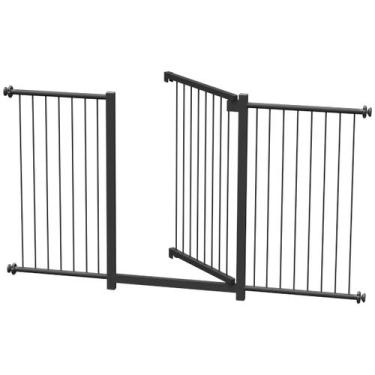 Imagem de Grade portãozinho pet bebê divisor ambiente corredor 70 cm 85 cm 90 cm