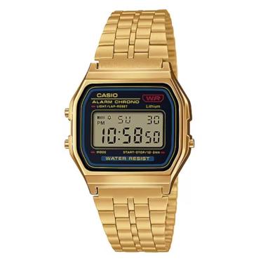 Imagem de Relógio de Pulso Casio Feminino Vintage Dourado Digital A159WGEA-1DF