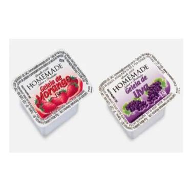 Imagem de Geleia Uva E Morango Homemade 15g Caixa 144 Unidades