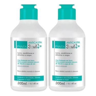 Imagem de Kit 2 Panta Anticaspa 3 Em 1 - Shampoo, Condicionador E Anticaspa - Pa