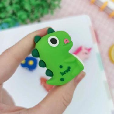 Imagem de Apontador Escolar Decorado Magic Unicórnio e Raptor Dino Colorido BRW 