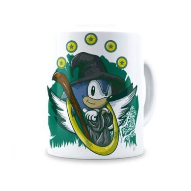 Imagem de Caneca Sonic de Cerâmica 325ml - Pomps Geek