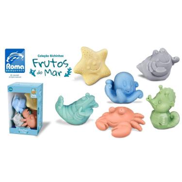 Imagem de Kit Coleção Bichinhos Fruto do Mar Roma Jensen 6 Peças
