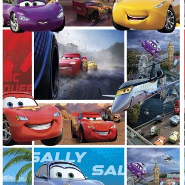 Imagem de Papel de Parede Infantil Carros Mcqueen Mate Personagens Colorido PPDI