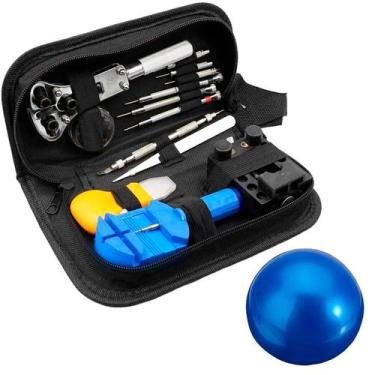 Imagem de Kit ferramentas completo reparo relógios + bola saca fundo - SWG