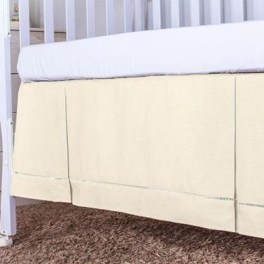 Imagem de Saia de Berço  Saia Padrão Americano  Saia Prega Macho - Bebê & Enxova