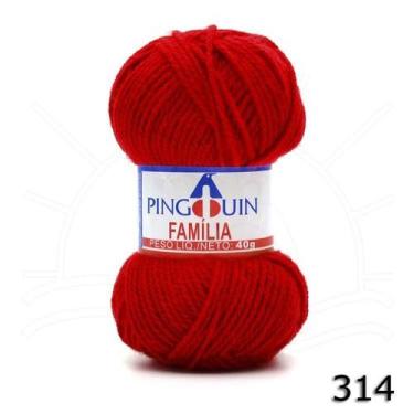 Imagem de Lã Família 40g - Pingouin, 0314 TOMATE