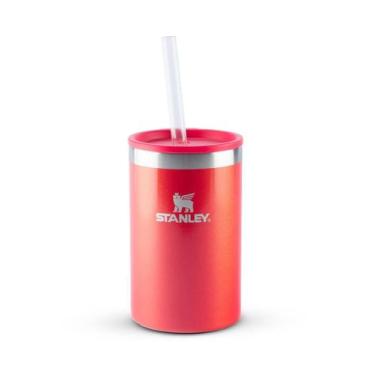 Imagem de Porta Lata CanCooler Térmico com Tampa Stanley Vermelho Carnaval 296ML
