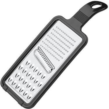 Imagem de Ralador Universal Lâmina Aço Inox Tramontina Utilitá 3 Corte, Preto e 