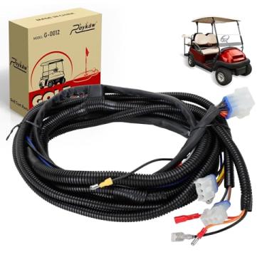 Imagem de Roykaw Arnês de balde de carrinho de golfe de 12 V compatível com modelos elétricos Club Car Precedent 2008.5, fácil Plug & Play e à prova d'água