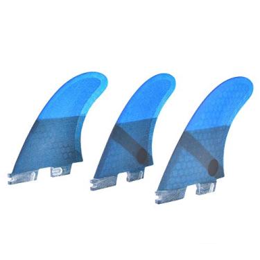Imagem de Conjunto de Aletas de Propulsor de Prancha de Surf, Barbatana de Prancha de Surf de Fibra de Vidro FCS2 para Pranchas de Surf, Longboard de Surf, Shortboard