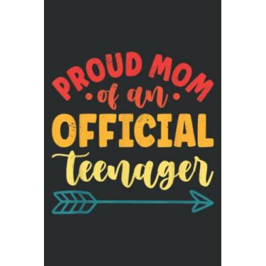 Imagem de Memen Mom Mother 13Th Birthday Proud Mom of Official Memenager Meme: DOG JOURNAL - 6" x 9", 100 Pages: Wide Ruled Paper Notebook Journal | Pretty Wide ... for Home School College for Writing Notes.
