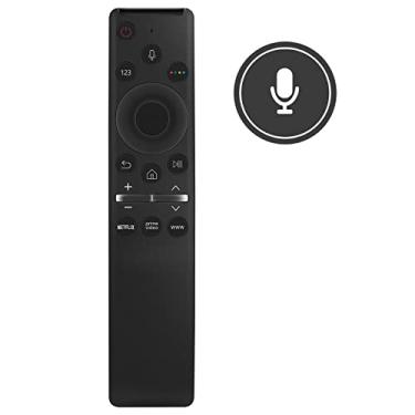 Imagem de PerFascin Controle remoto de voz de substituição BN59-01363L BN59-01363C adequado para Samsung TV QN50Q60AAFXZA QN55Q80AAF QN75QN900A QN75QN90AA QN85Q60AA QN85Q70AA QN85Q80AA QN85Q80AA 5QN80 0A