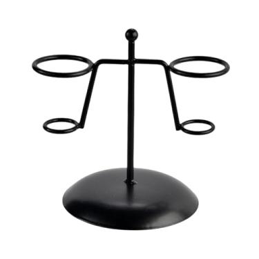 Imagem de Ｂｅｓｇａ Waffle Cone Titular Francês Fritar Carrinho de Exibição Cupcake Suporte de Cozimento para Chá de Bebê Decoração Aniversários Casa Cupcake, 2 Furos