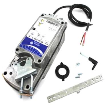 Imagem de Válvula globo flangeada elétrica modelo VG2831UM série VG2000 com atuador proporcional de retorno de mola modelo M9220-GGA-3, haste de válvula, fechamento de 40 psig