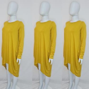 Imagem de Vestido Mullet Manga Longa - nascimentomodas2020, Mostarda, G