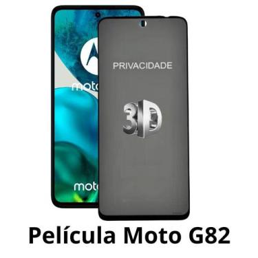 Imagem de Película Frontal de Vidro em 3D Privacidade para Motorola Moto G82 - L