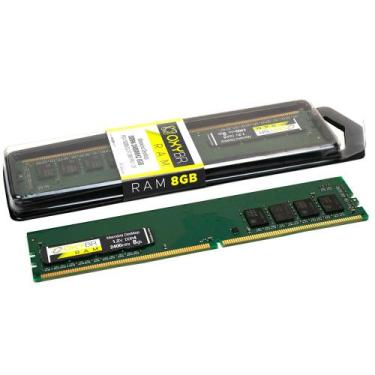 Imagem de Memória Ram Desktop, 8GB, 2400MHz, DDR4, CL17, OxyBR, OXY24N17S8/8