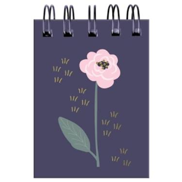 Imagem de Caderno Pocket Argolado Flowers - 1 Unidade