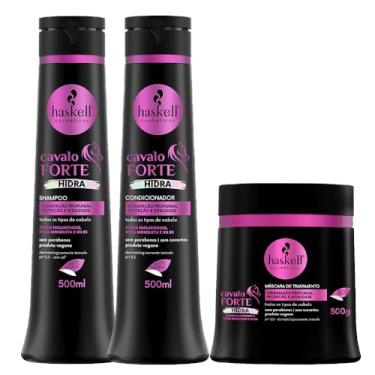 Imagem de Kit Shampoo, Condicionador e Máscara Cavalo Forte 500ml