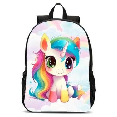 Imagem de Mochila Infantil Unicórnio Branca - VIA LIVRE, UN, Branco