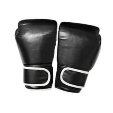 Imagem de menolana Luvas de boxe luvas de luta de karate mma pu sport equipamento de proteção para fitness kickboxing pitando bolsa pesada muay thai, Adultos Negros