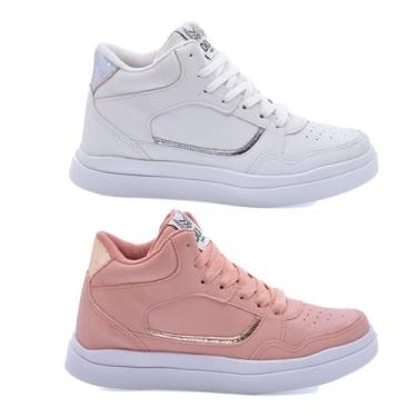 Imagem de kit 2 pares Botinha Tênis Treino Sneaker Academia Fitness - Dix, 39, B