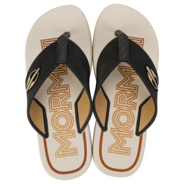 Imagem de Chinelo Masculino Mormaii Wave II Outline De Dedo 12189, 41/42, Bege