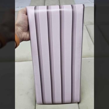 Imagem de Cabeceira Infantil Ripada Estofada Rosa Bebê 20X40